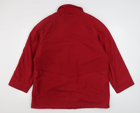 EWM Womens Red Jacket Size 16 Zip