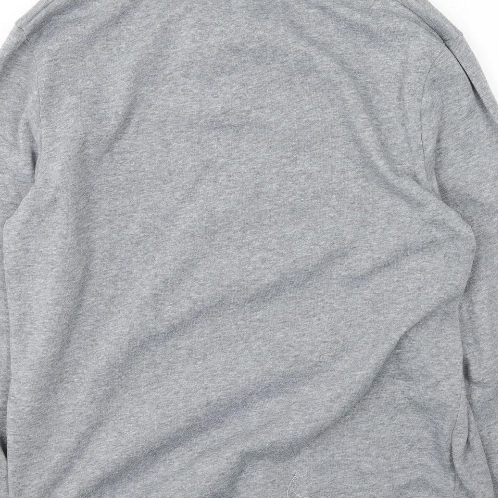 Preworn Womens Grey Polyester Pullover Sweatshirt Size 3XL
