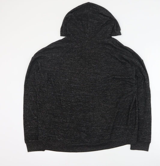 Crivit Womens Black Polyester Pullover Hoodie Size M Pullover