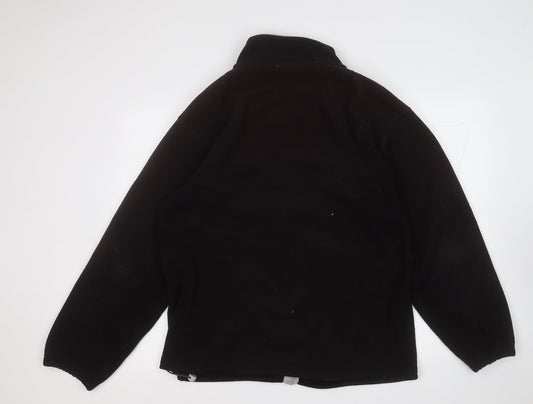 zantos Mens Black Jacket Size M Zip