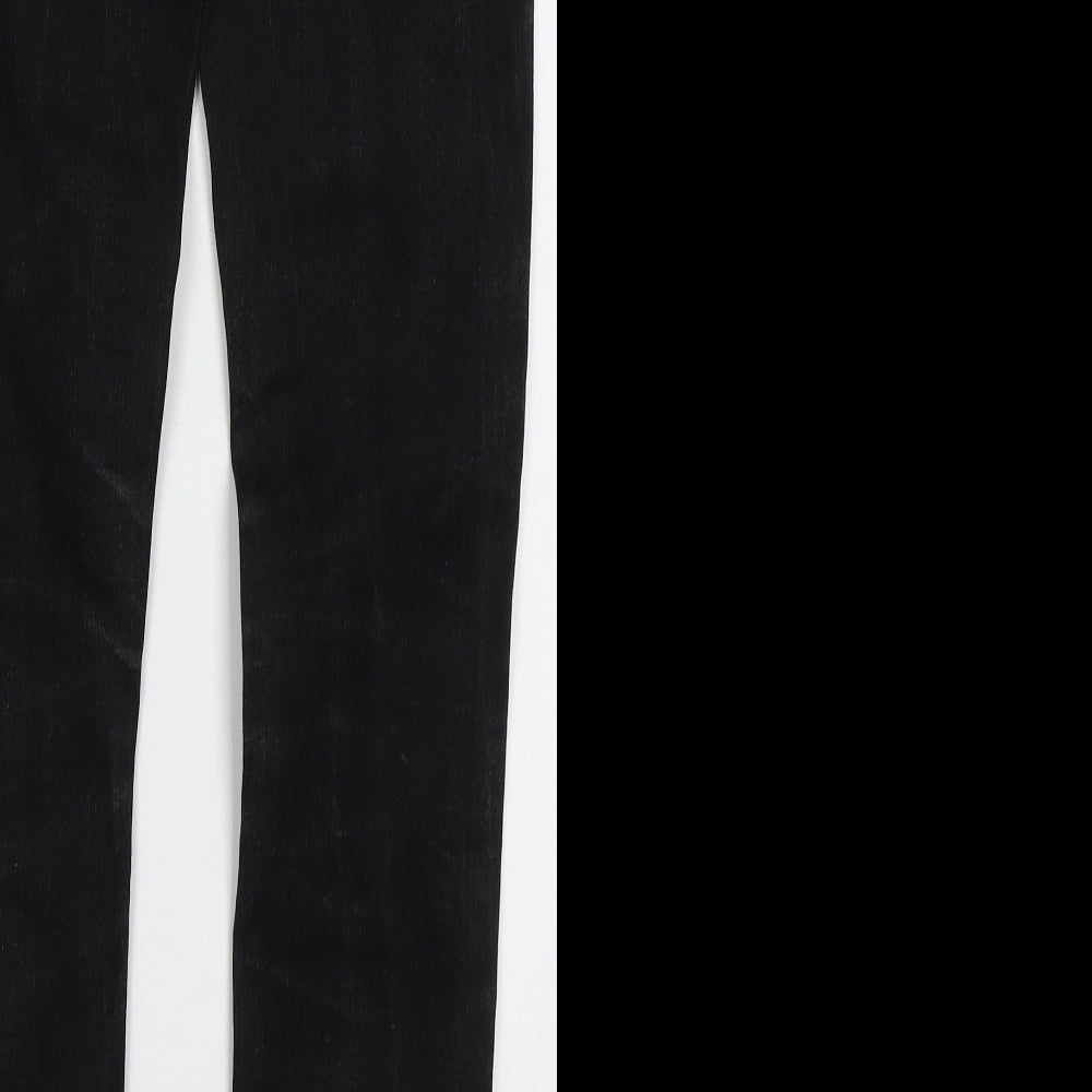 Denim Co Womens Black Cotton Skinny Jeans Size 8 L30 in Regular Button