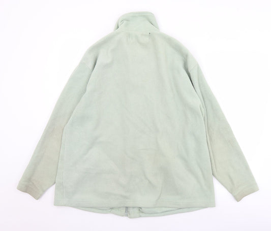 Active Mens Green Jacket Size M Zip