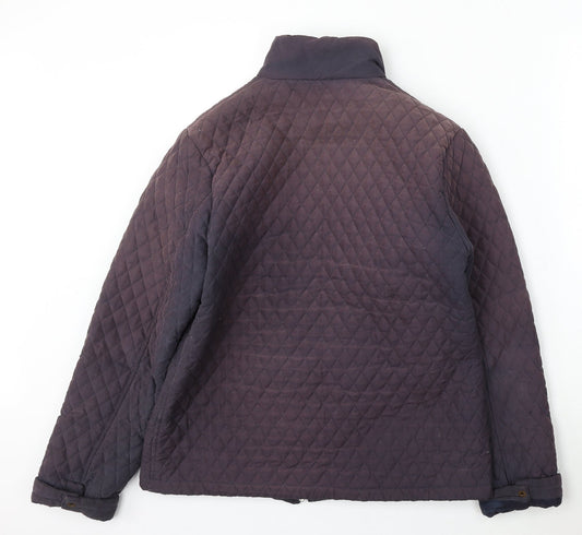 Oxford Blue Womens Blue Jacket Size M Zip