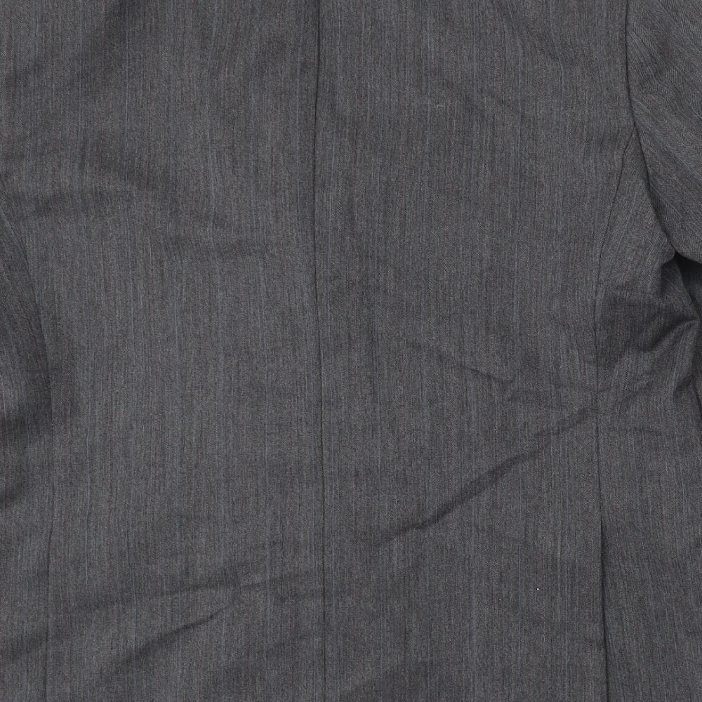 Marks and Spencer Mens Grey Wool Jacket Suit Size 44
