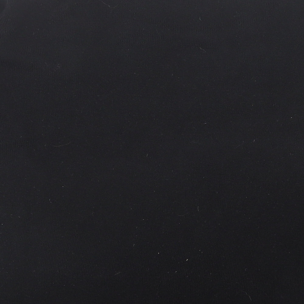 bm Womens Black Crew Neck Acrylic Pullover Jumper Size M