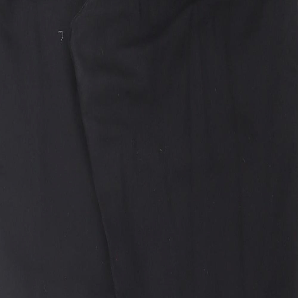 Preworn Womens Black Cotton Jegging Trousers Size 36 in L30 in Regular Button
