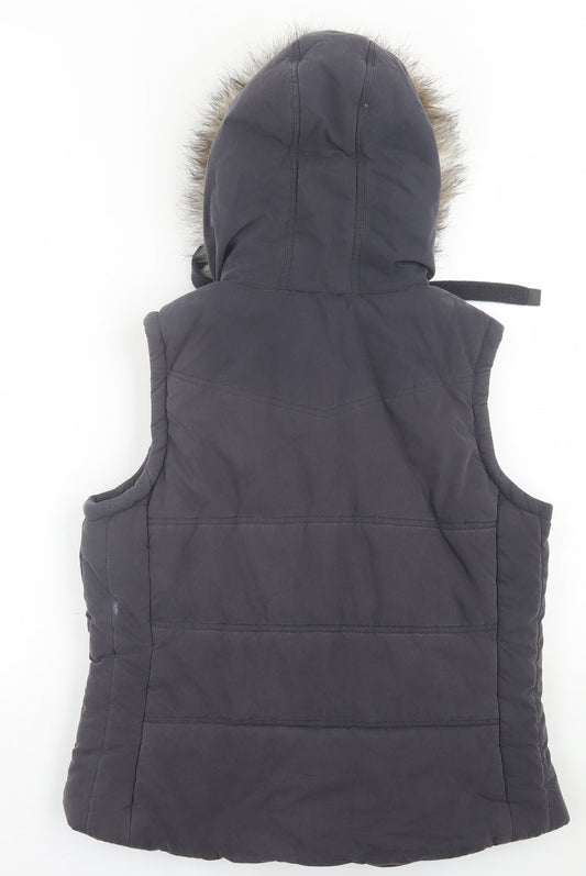 Indigo Womens Blue Gilet Jacket Size 12 Zip