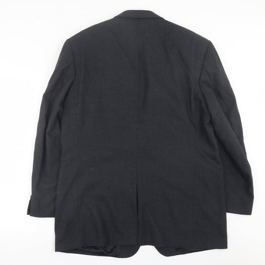 Marks and Spencer Mens Blue Polyester Jacket Suit Jacket Size 38