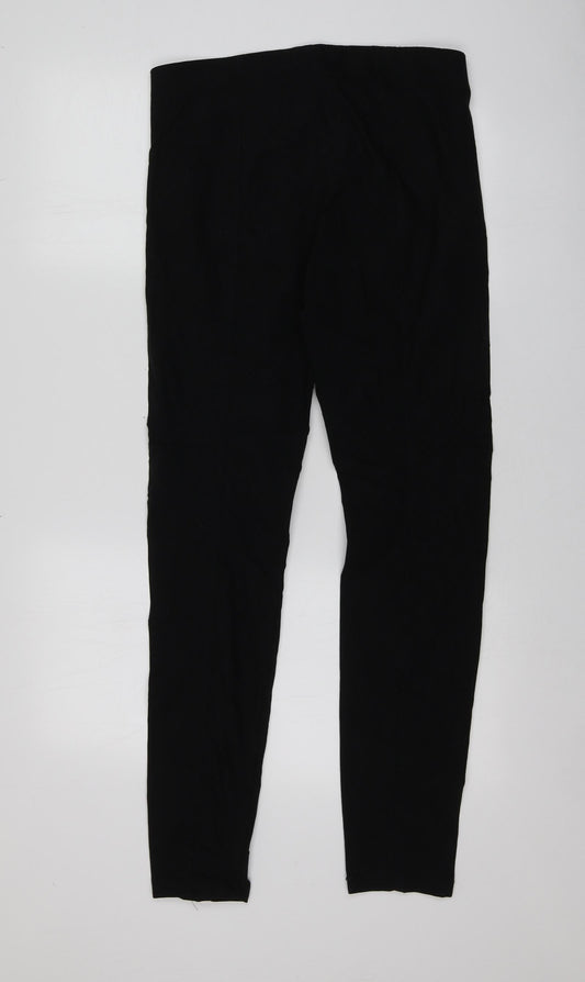Yessica Womens Black Viscose Jogger Leggings Size 40 L31 in