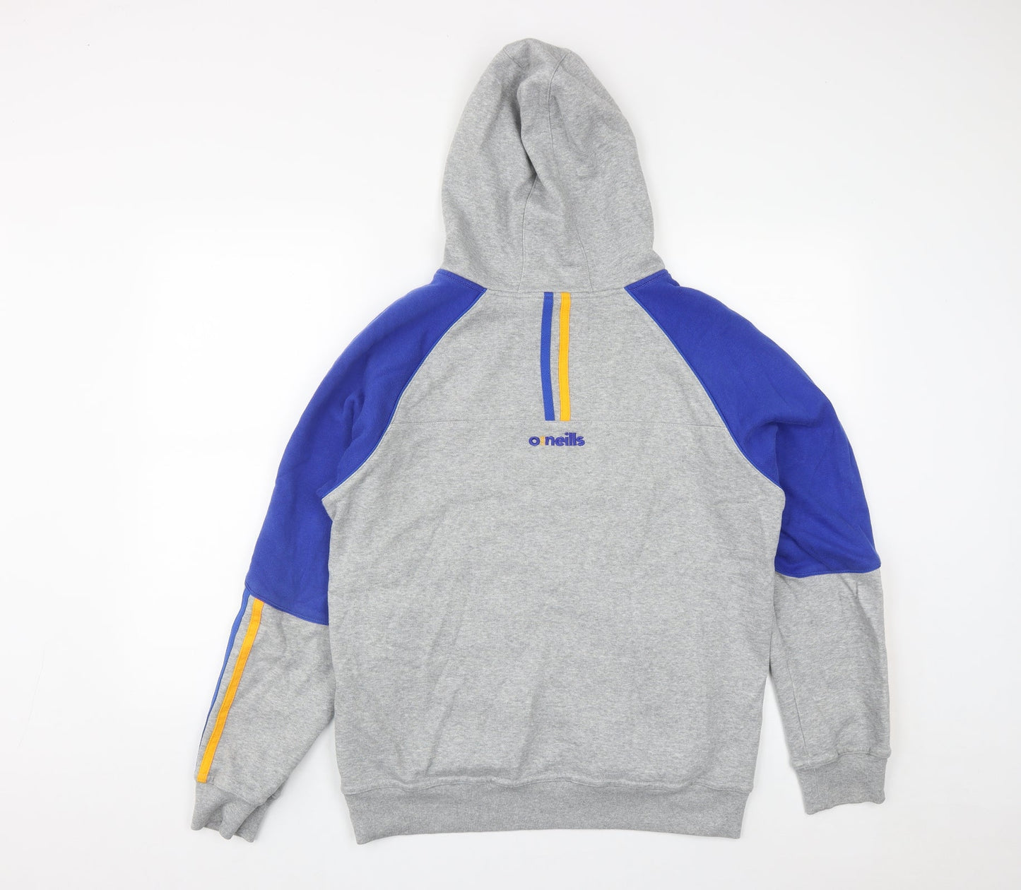 O'Neill Womens Grey Cotton Pullover Hoodie Size M Drawstring