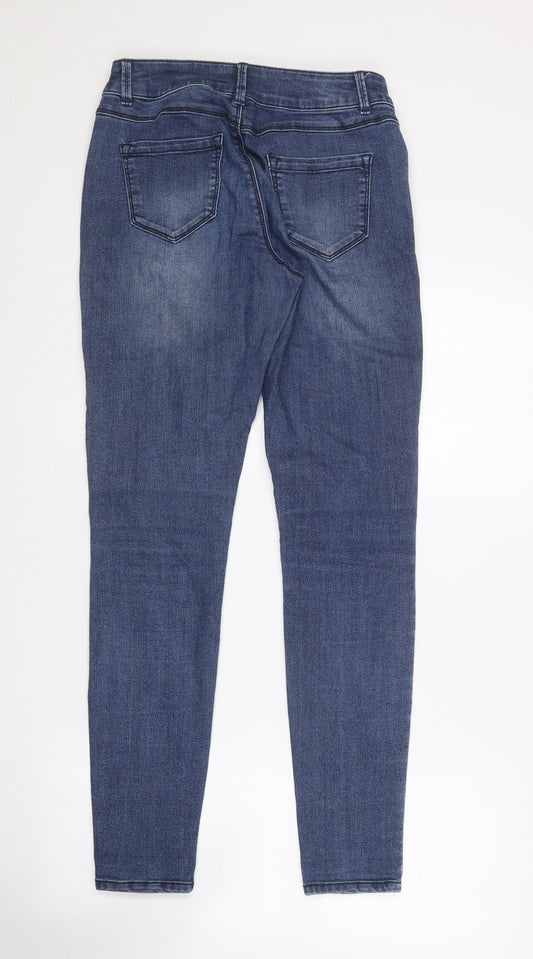 Blue Spice Womens Blue Cotton Skinny Jeans Size 28 in L30 in Regular
