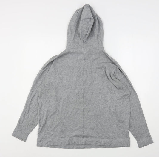 Dunnes Stores Girls Grey Viscose Pullover Hoodie Size L