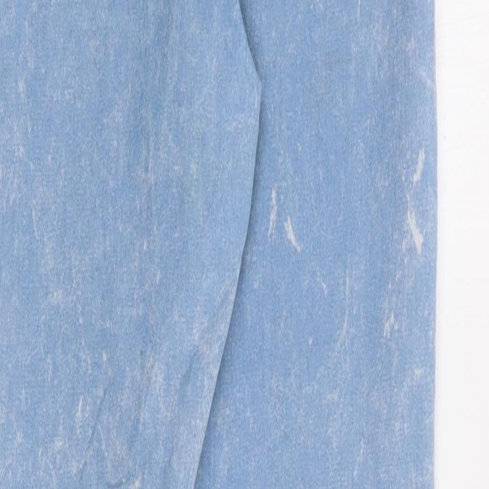 Topshop Womens Blue Cotton Jegging Jeans Size 28 in L28 in Regular Zip