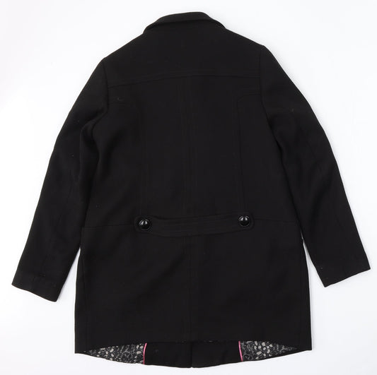 NEXT Womens Black Jacket Size 10 Button