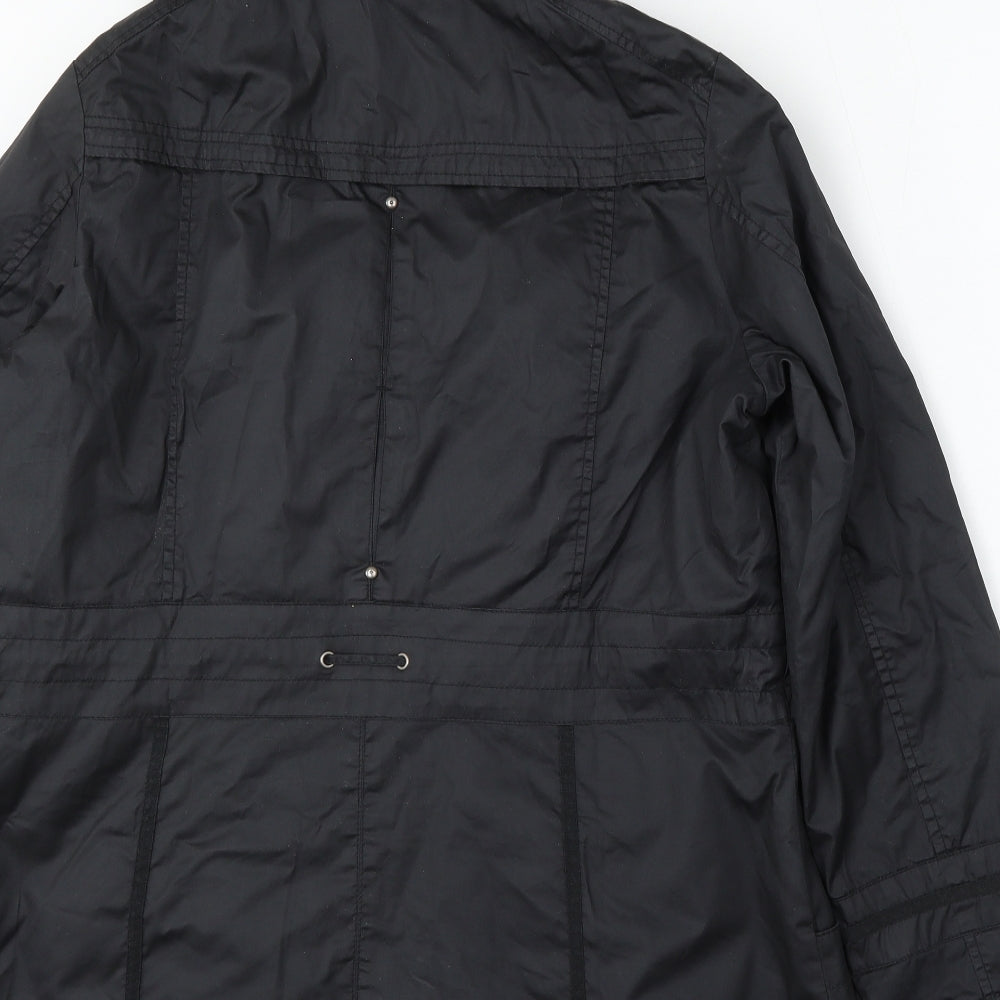 Preworn Womens Black Jacket Size L Zip