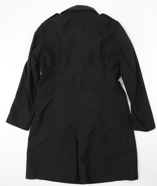 Marks and Spencer Womens Black Jacket Size 12 Button