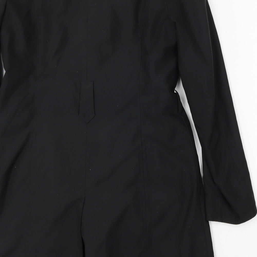 Marks and Spencer Womens Black Jacket Size 12 Button