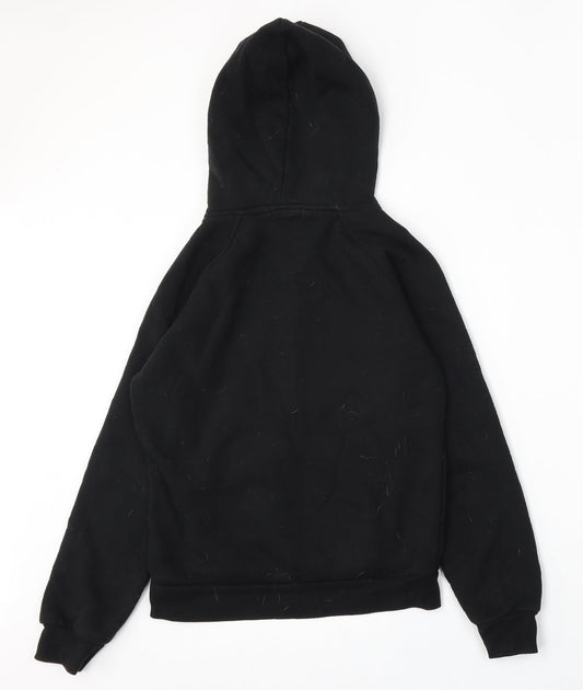 G Grown Womens Black Cotton Pullover Hoodie Size S