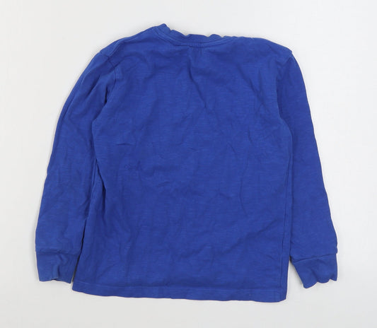 NEXT Boys Blue 100% Cotton Pullover Sweatshirt Size 7 Years Pullover