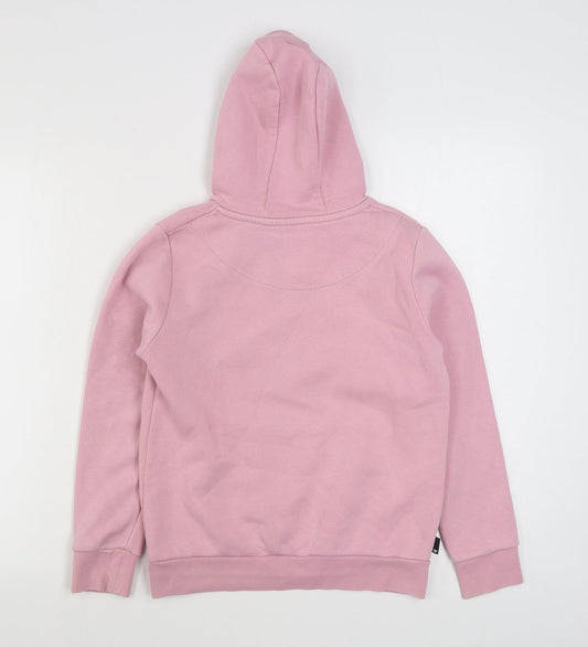 Eleven Degrees Girls Pink Cotton Pullover Hoodie Size 10-11 Years Pullover