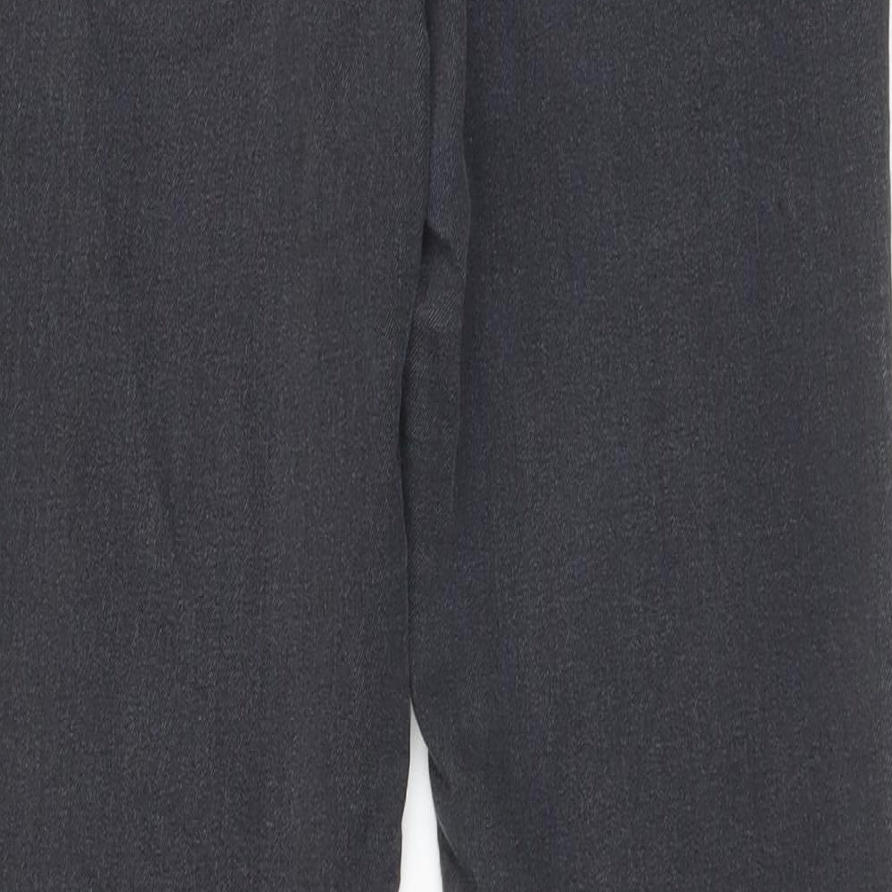 Marks and Spencer Womens Black Cotton Skinny Jeans Size 8 L29 in Slim Button