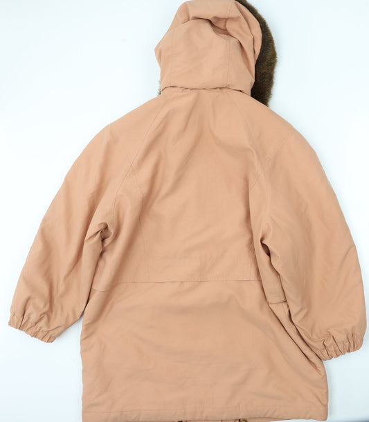 Marks and Spencer Womens Pink Jacket Size 12 Button
