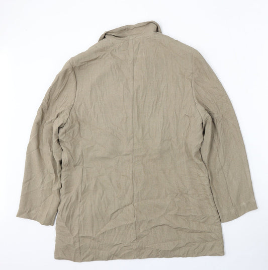 Berkertex Womens Beige Polyester Jacket Suit Size 16