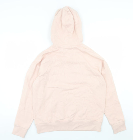 Nobodys Child Womens Pink Cotton Pullover Hoodie Size S Pullover