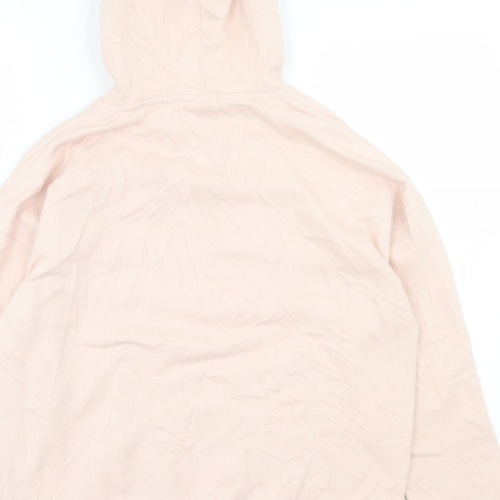 Nobodys Child Womens Pink Cotton Pullover Hoodie Size S Pullover