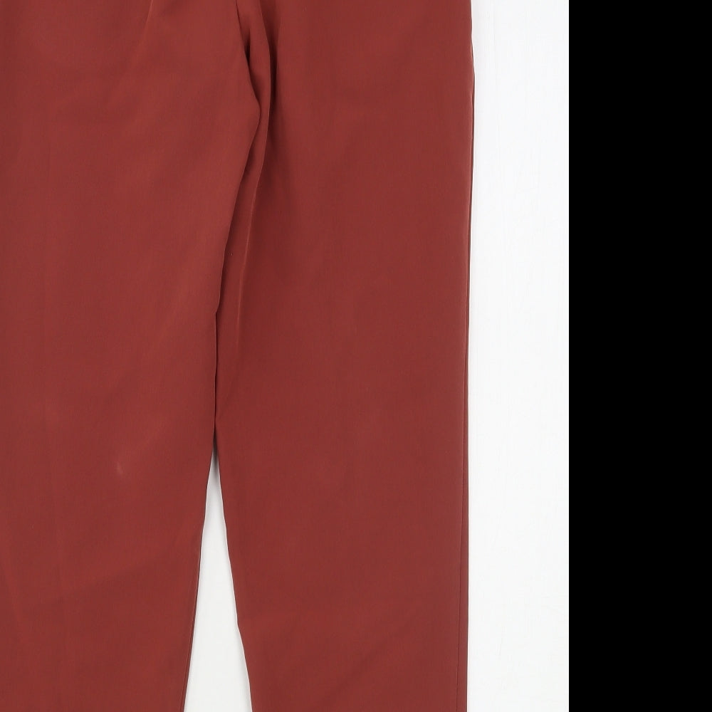 New Look Womens Pink Polyester Trousers Size 6 L28 in Regular