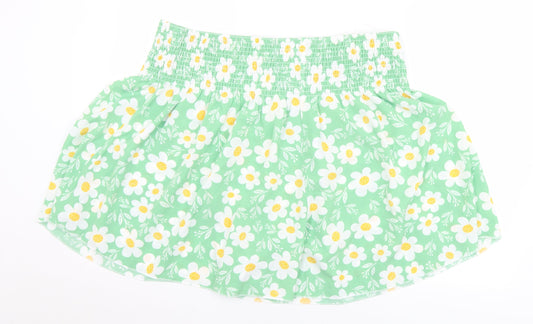 Preworn Womens Multicoloured Floral Polyester Hot Pants Shorts Size XL L4 in Regular