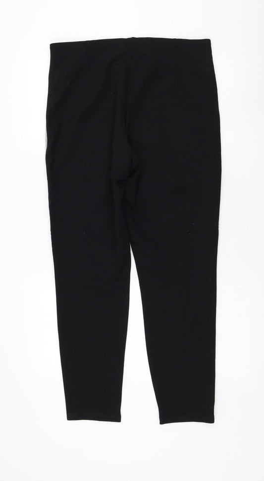 Only Womens Black Viscose Jogger Leggings Size 32 in L27 in