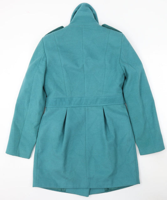 NEXT Womens Blue Jacket Size 10 Button