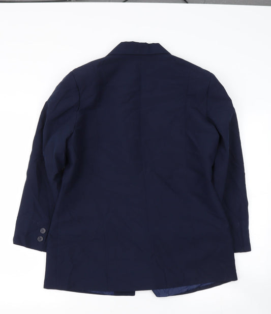 Gabriella vicenga Womens Blue Jacket Blazer Size 10