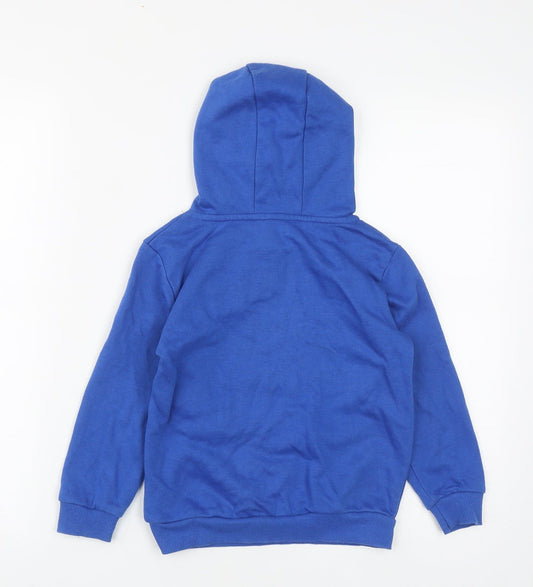 Dunnes Stores Boys Blue Cotton Pullover Hoodie Size 5-6 Years - Gamer