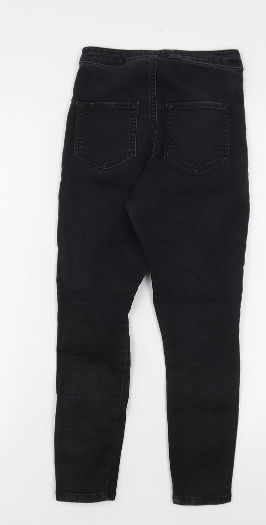 ASOS Womens Black Cotton Skinny Jeans Size 26 in L23 in Regular