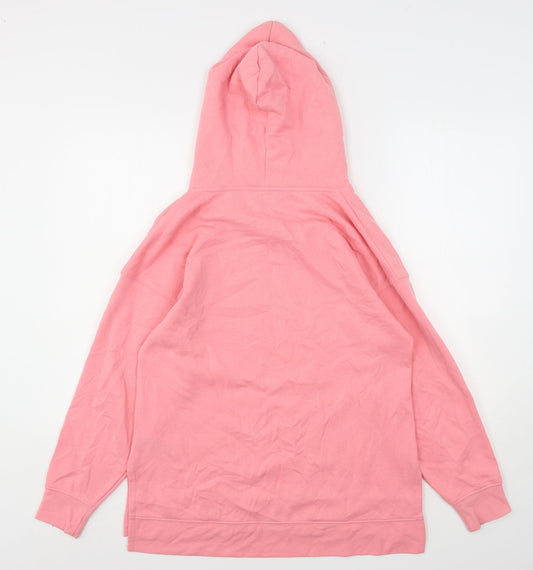 Dunnes Stores Womens Pink Polyester Pullover Hoodie Size XS