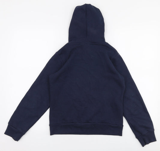 Board Angels Girls Blue Cotton Pullover Hoodie Size 11-12 Years Pullover