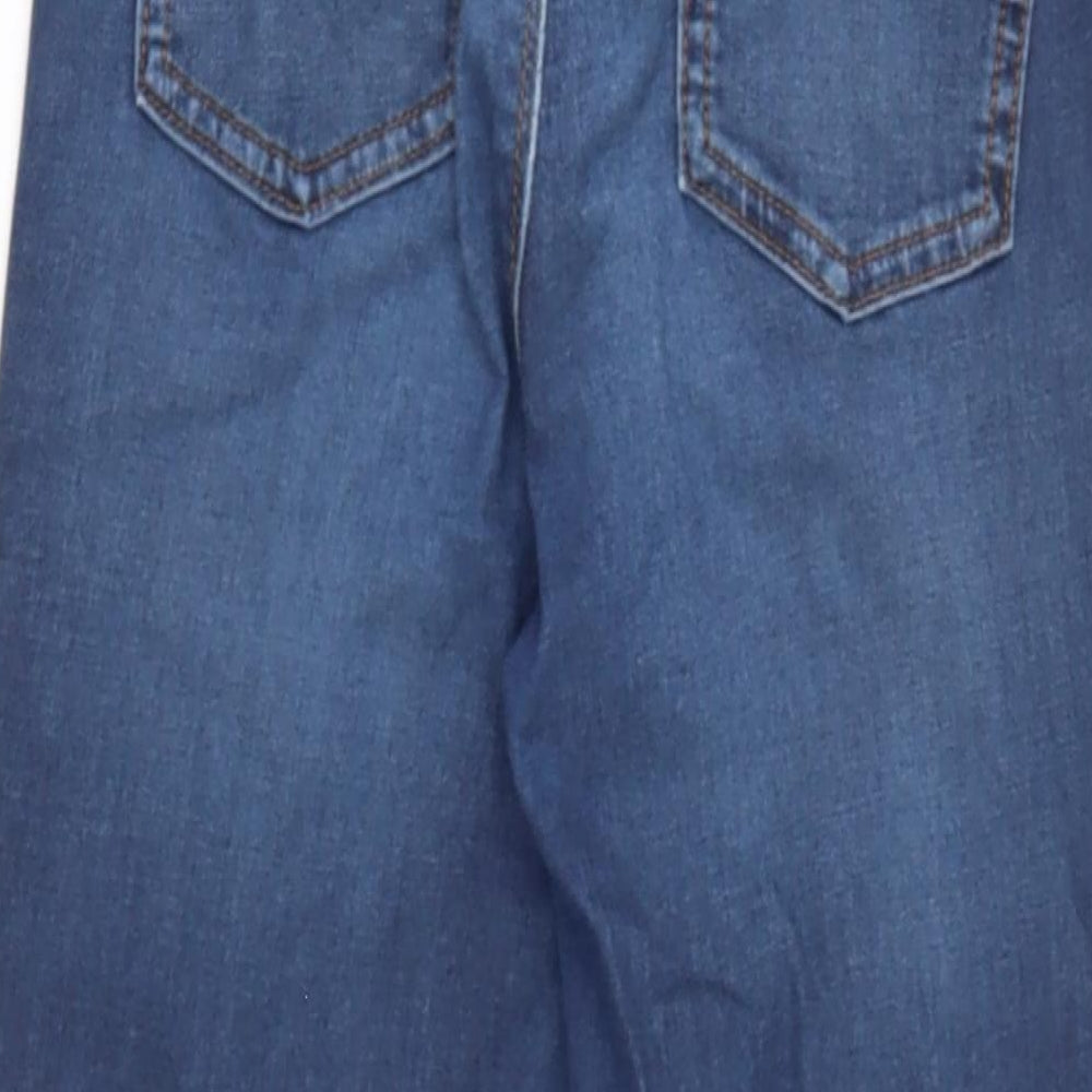 NEXT Girls Blue Cotton Skinny Jeans Size 12 Years Regular