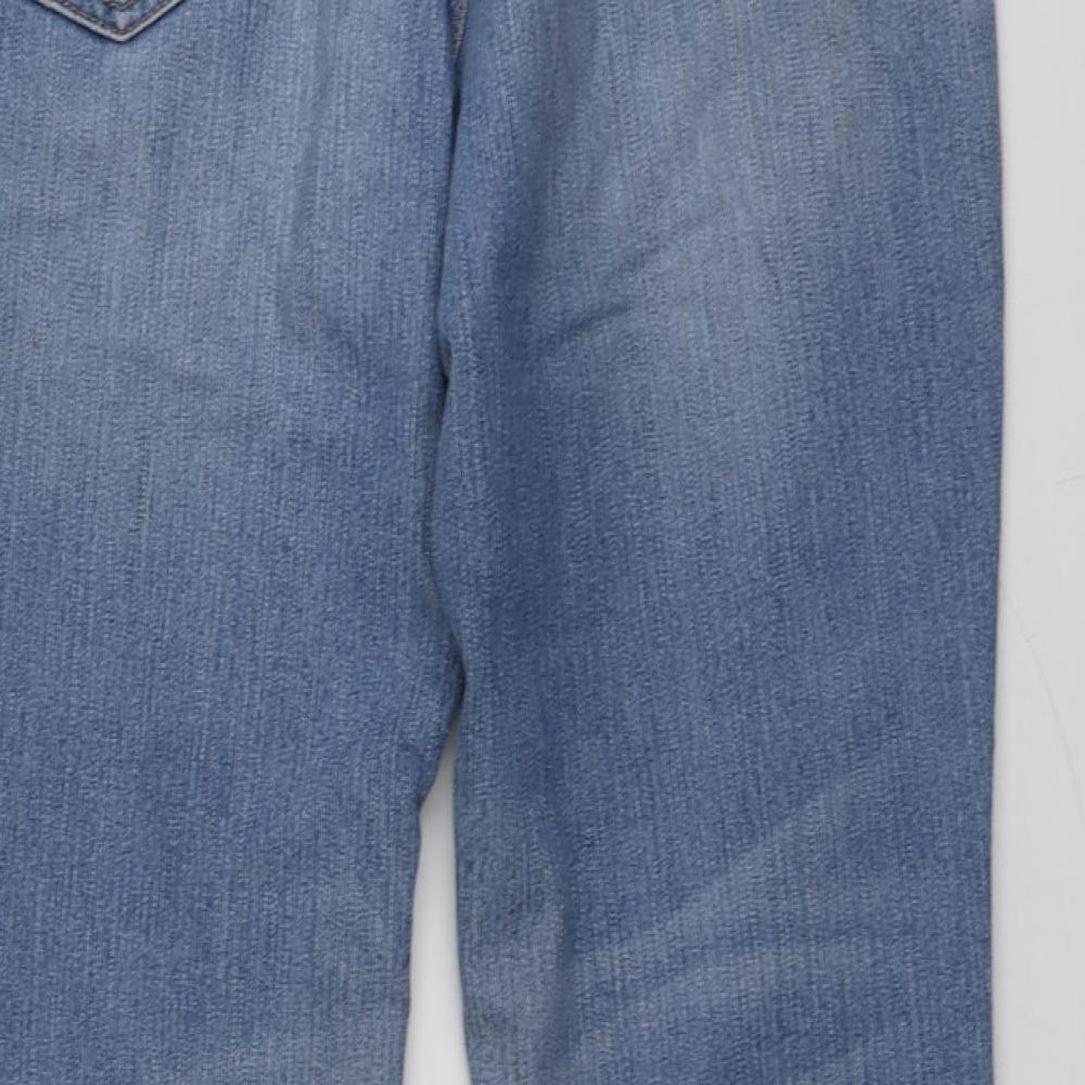 Gap Womens Blue Cotton Capri Jeans Size 10 L26 in Regular