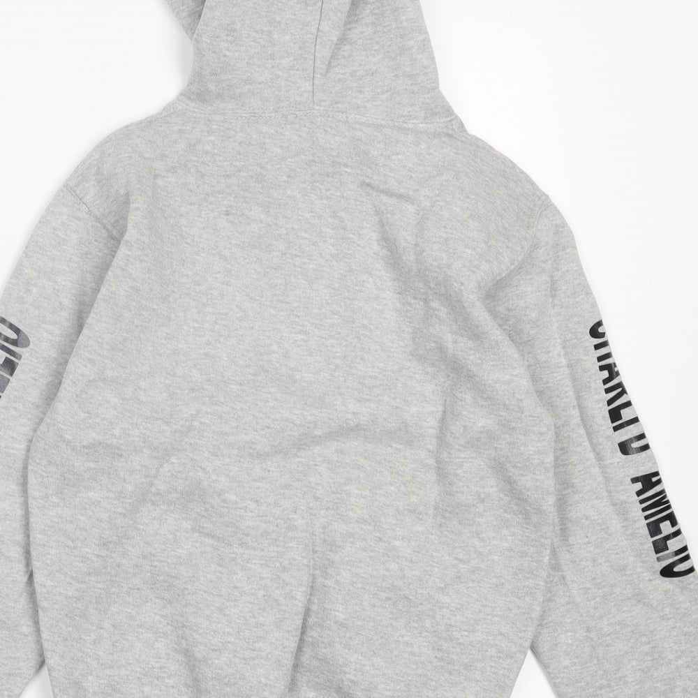 A2Z 4 Kids Girls Grey Polyester Pullover Hoodie Size 9-10 Years Pullover - Charli D'amelio