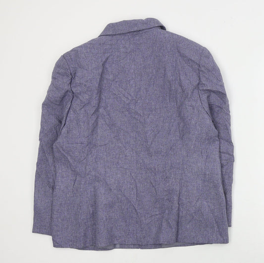 BHS Womens Blue Jacket Size 16 Zip