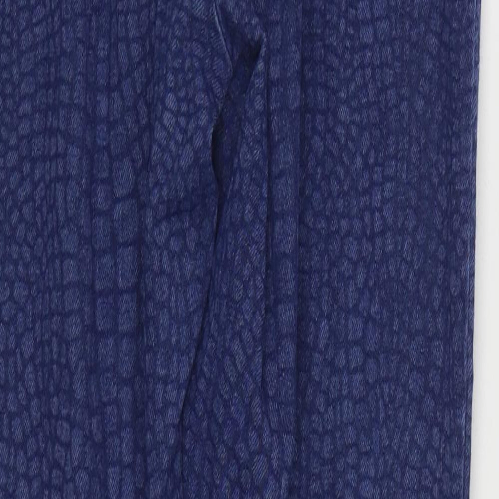 Marks and Spencer Womens Blue Polyester Jegging Jeans Size 10 L28 in Regular