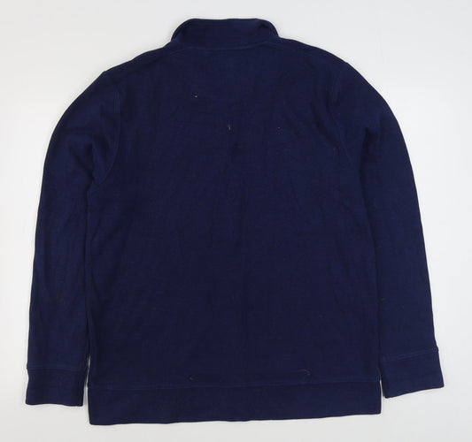 Matalan Mens Blue Polyester Pullover Sweatshirt Size L