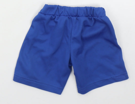 Dunnes Boys Blue Polyester Sweatpants Trousers Size 6-9 Months Drawstring - Espana