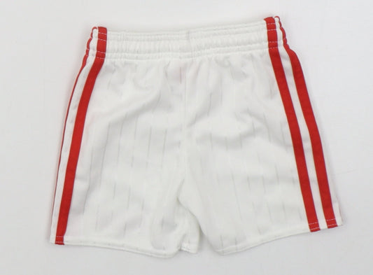 O'Neills Boys White Polyester Sweatpants Trousers Size 0-3 Months - Corgaigh