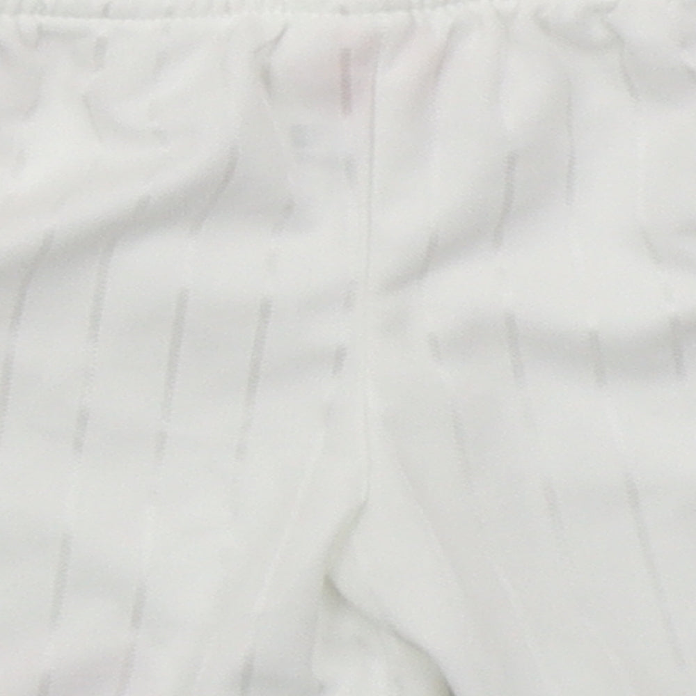 O'Neills Boys White Polyester Sweatpants Trousers Size 0-3 Months - Corgaigh