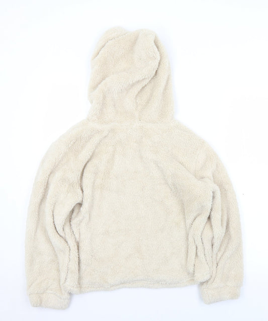 Apparel Womens Beige Polyester Pullover Hoodie Size XS - Lounge