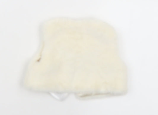 Primark Girls White Polyester Cape Jumper Size 0-3 Months Button