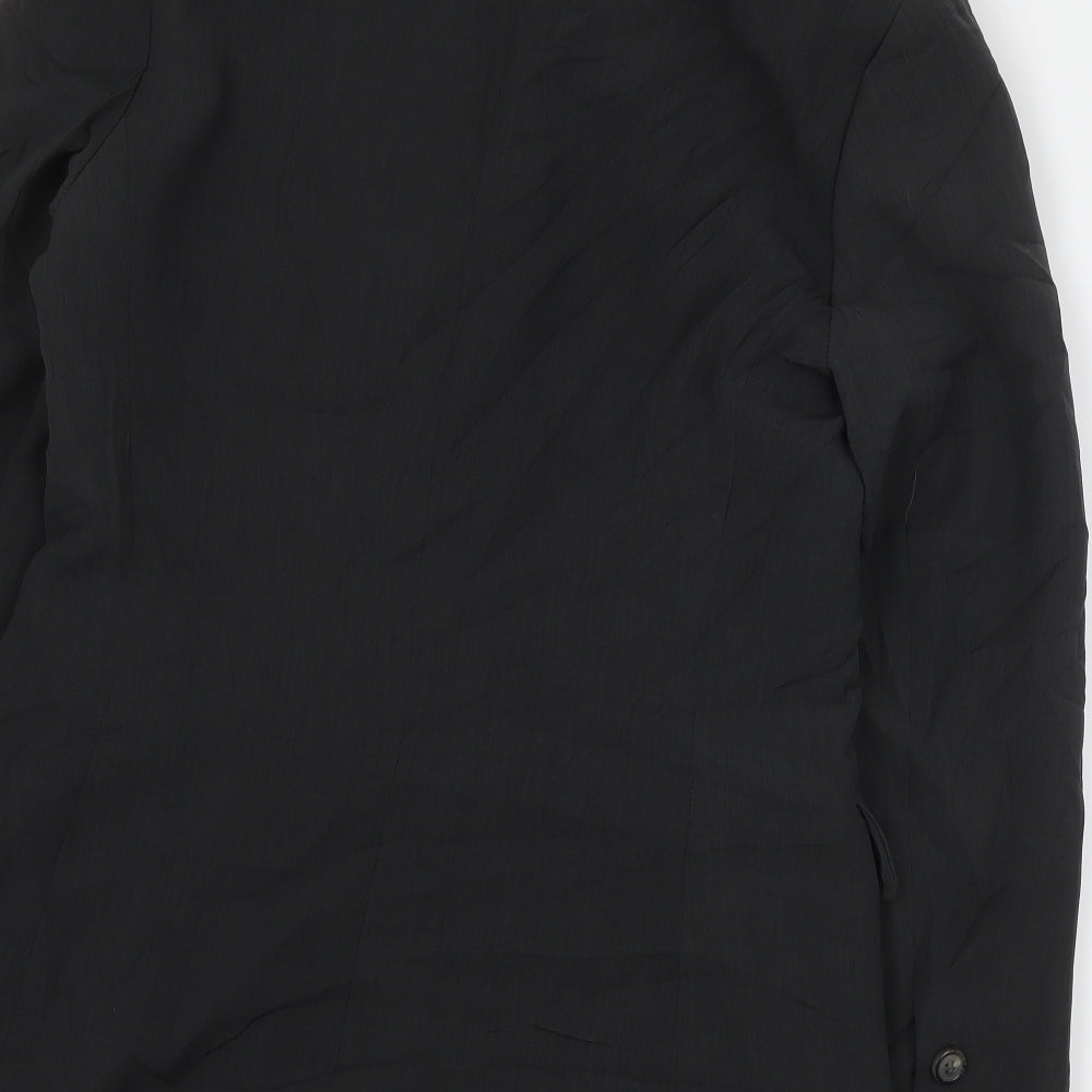 Histoire de Plaire Womens Black Polyester Jacket Suit Jacket Size M